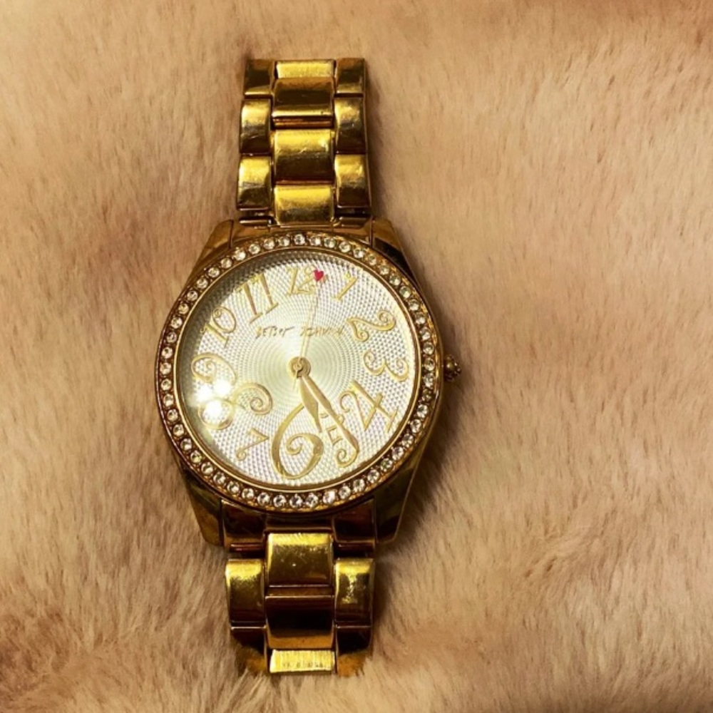 Betsey Johnson Gold Watch